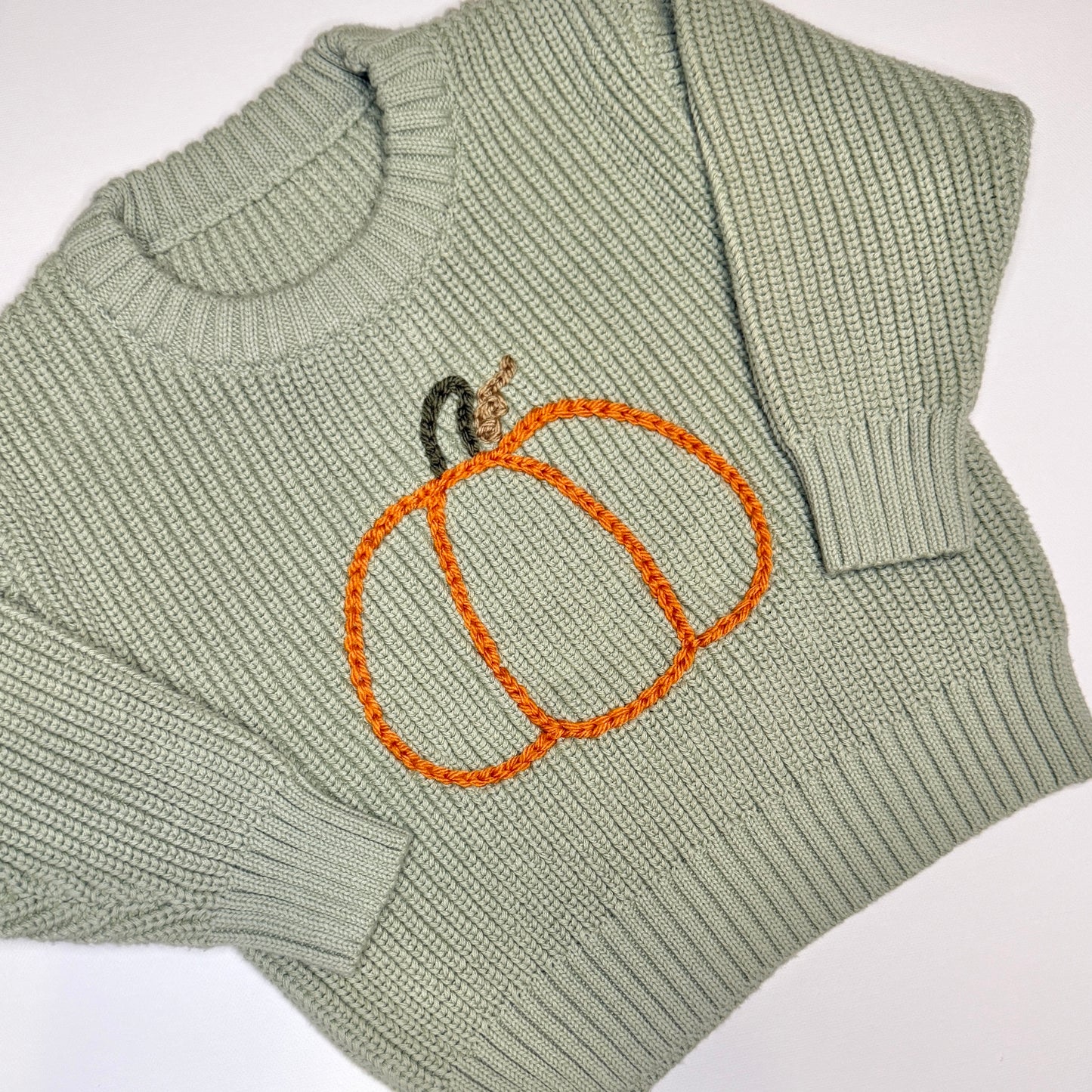 Green Pumpkin Sweater