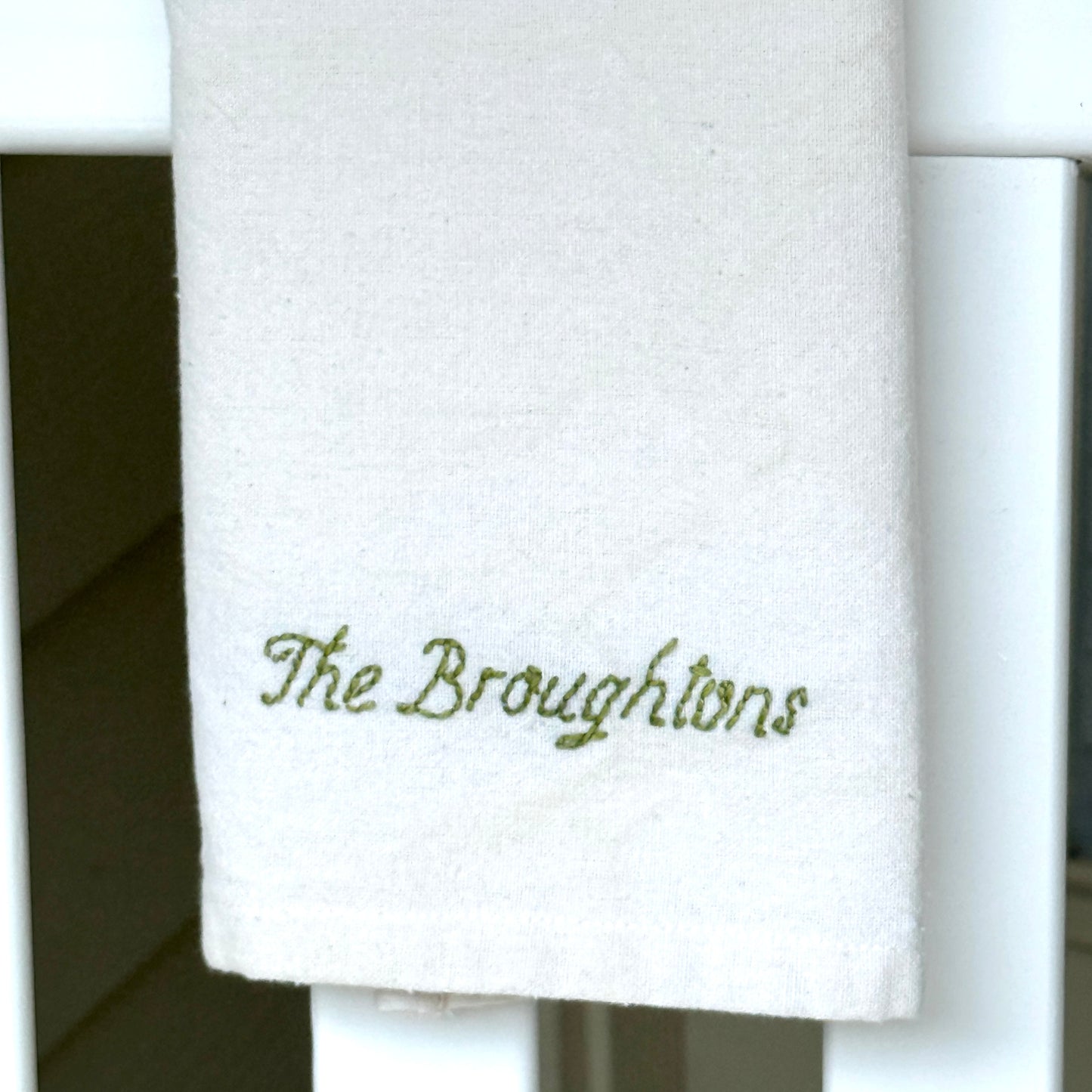 Tea Towel - Hand Embroidered