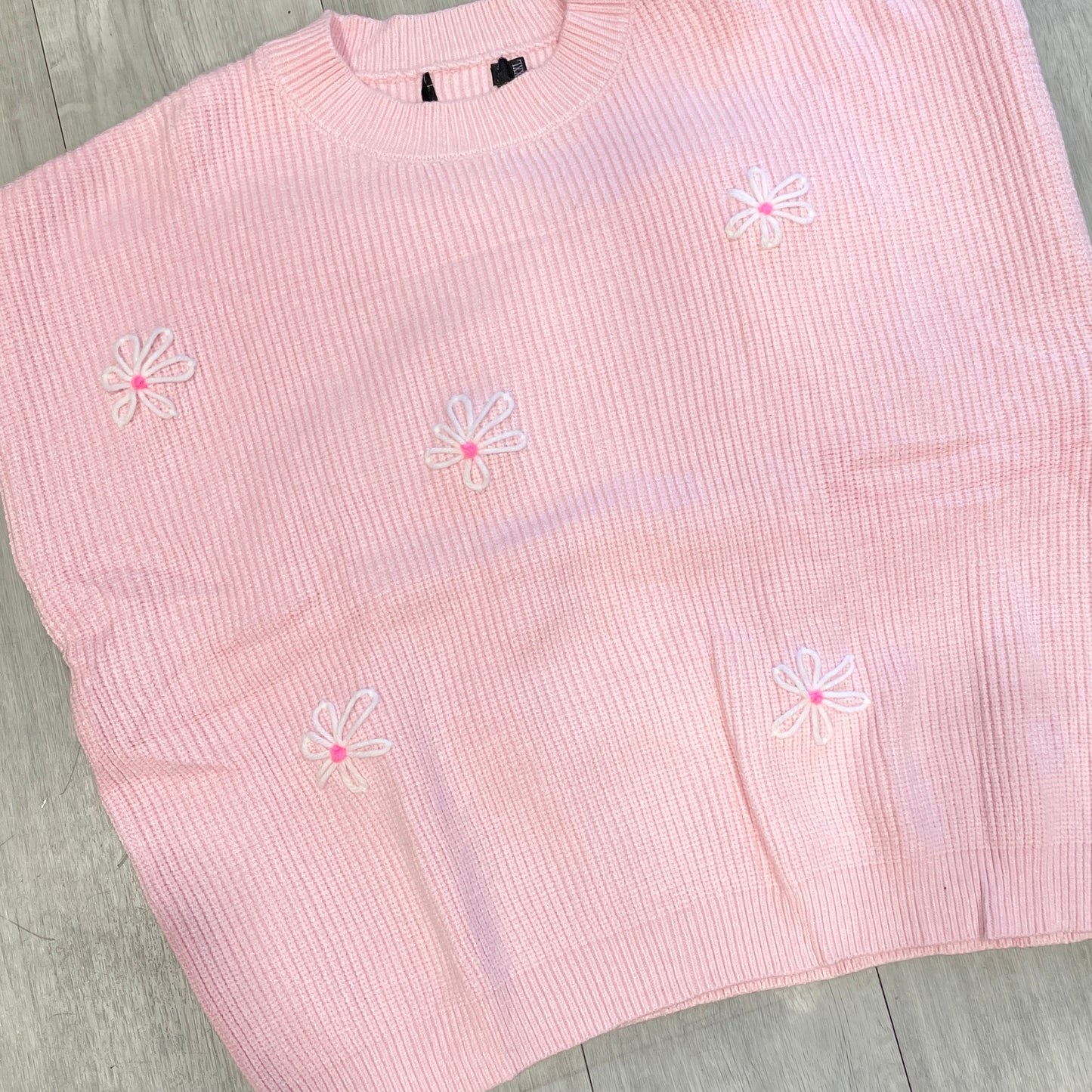 Women’s Daisy Pink Cropped Sweater