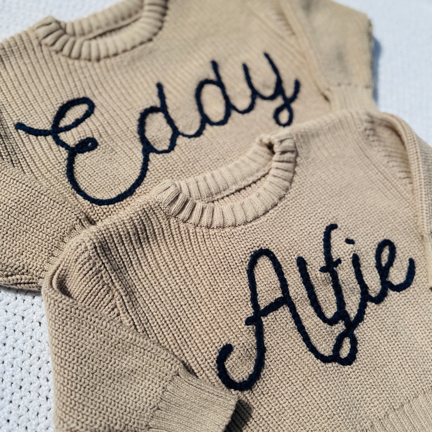 Dark Khaki Knit Sweater - Custom