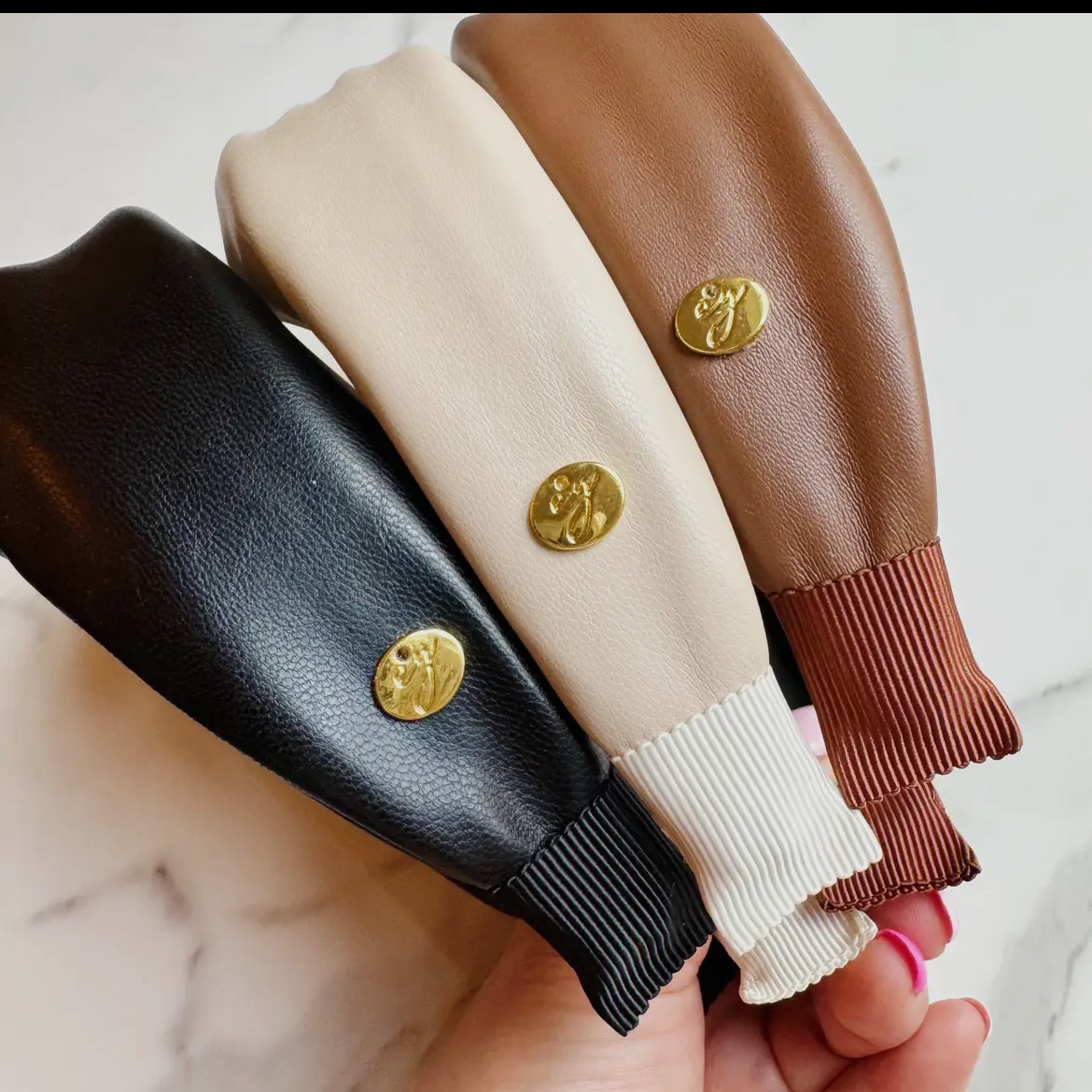 Leather Knotted Headband
