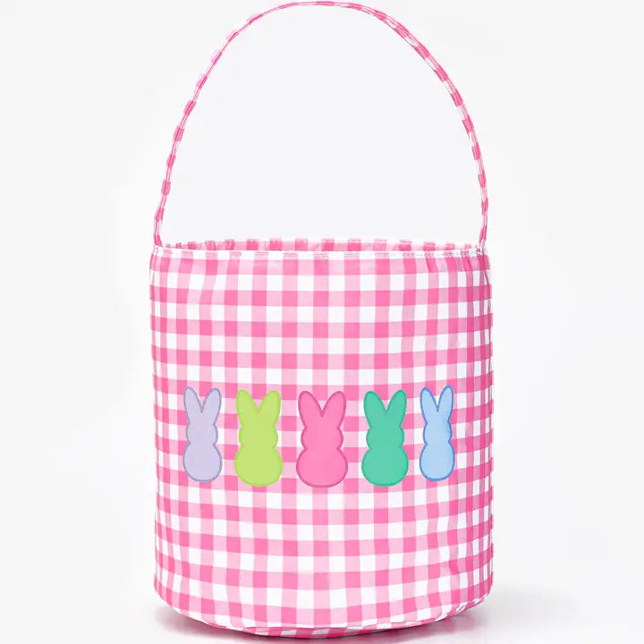Gingham Print Easter Baskets (Plain)