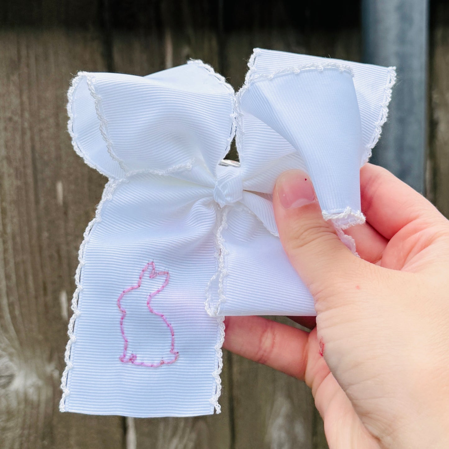 5 Inch - Rabbit - White / Pink