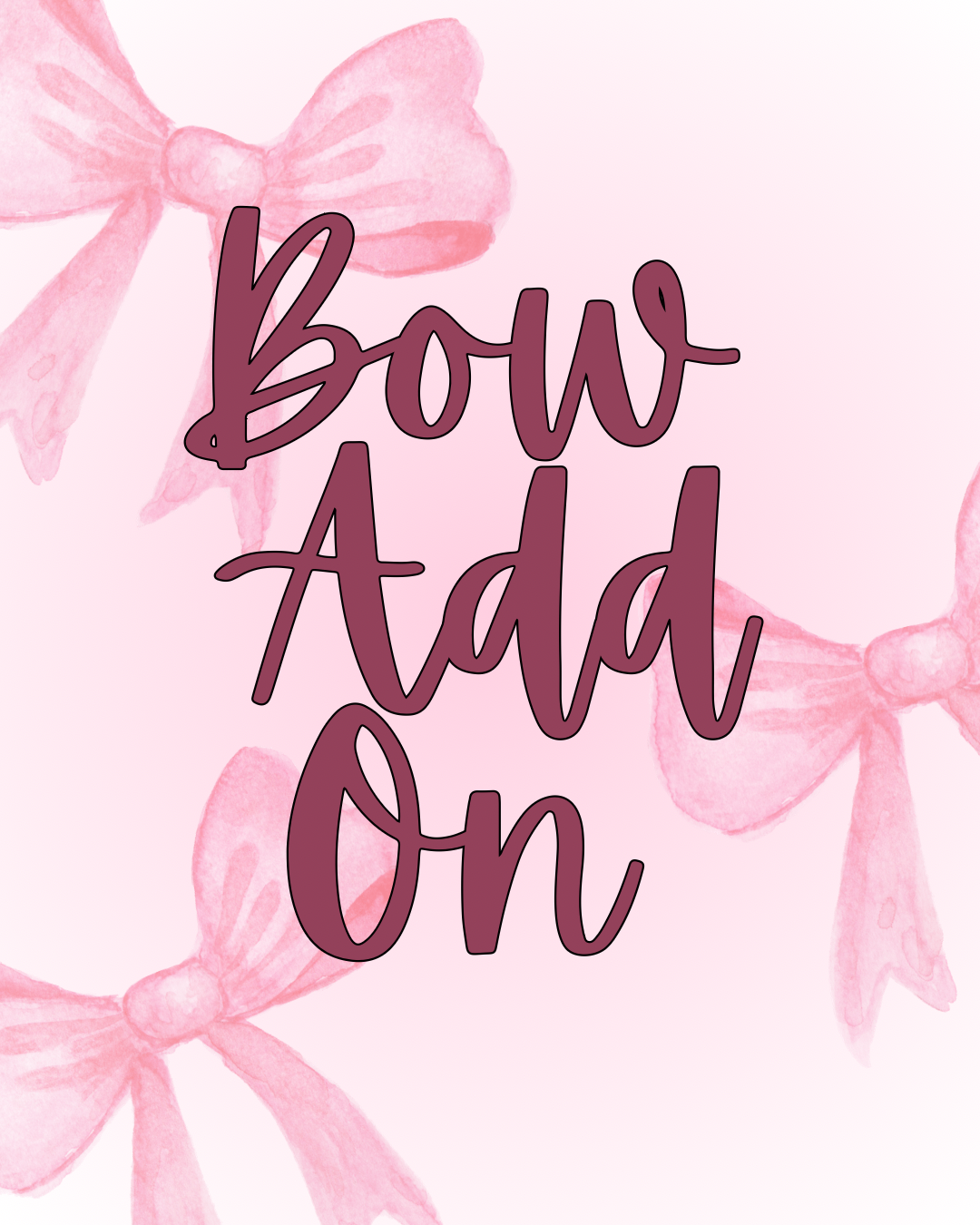 Bow Customization Add On’s