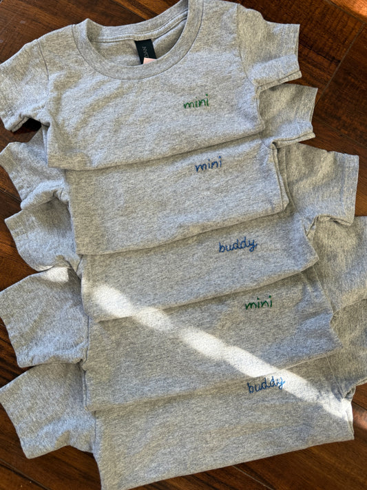 Mini Grey Tee