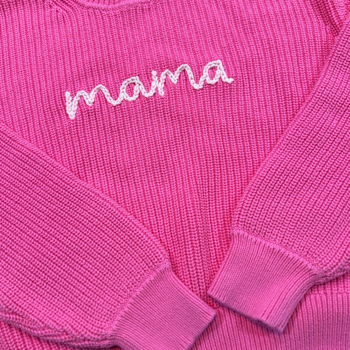 Mama Pink Knit Sweater