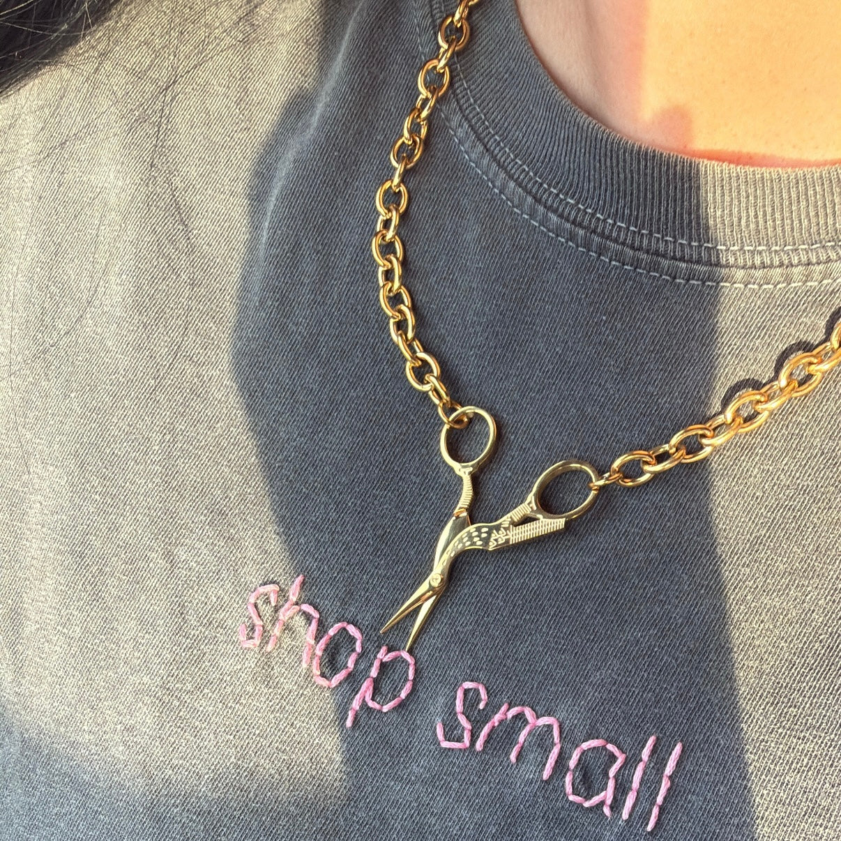 Shop Small Cropped Tee - Comfort Colors