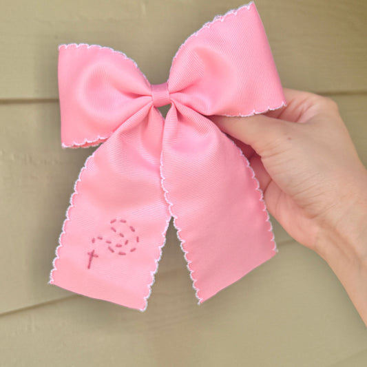 Rosary Pink with White - Shortie