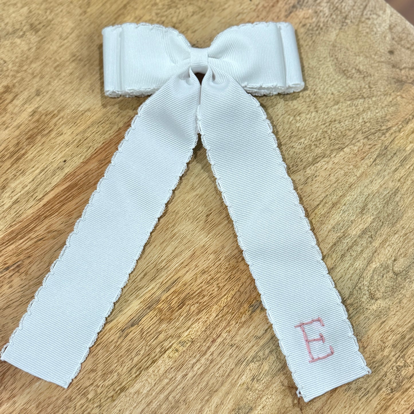 Double Ribbon - E Longtail - White