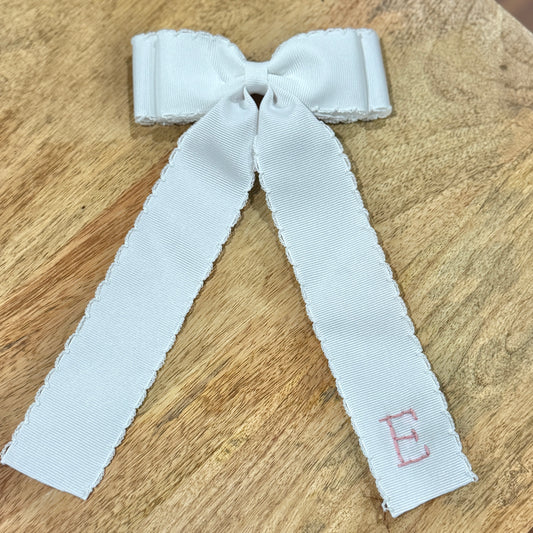 Double Ribbon - E Longtail - White