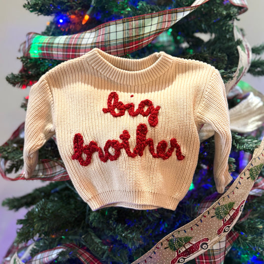 Big Brother Cream Sweater