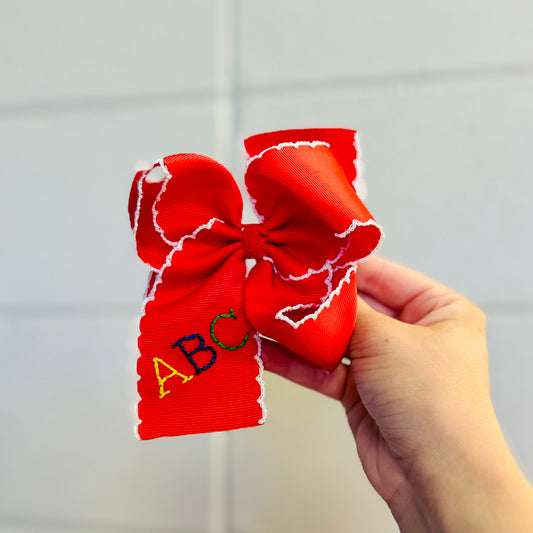 ABC Red 5 Inch Bow