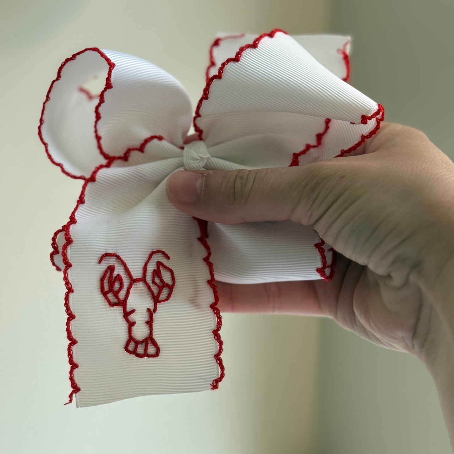 Longtail Crawfish - White with Red