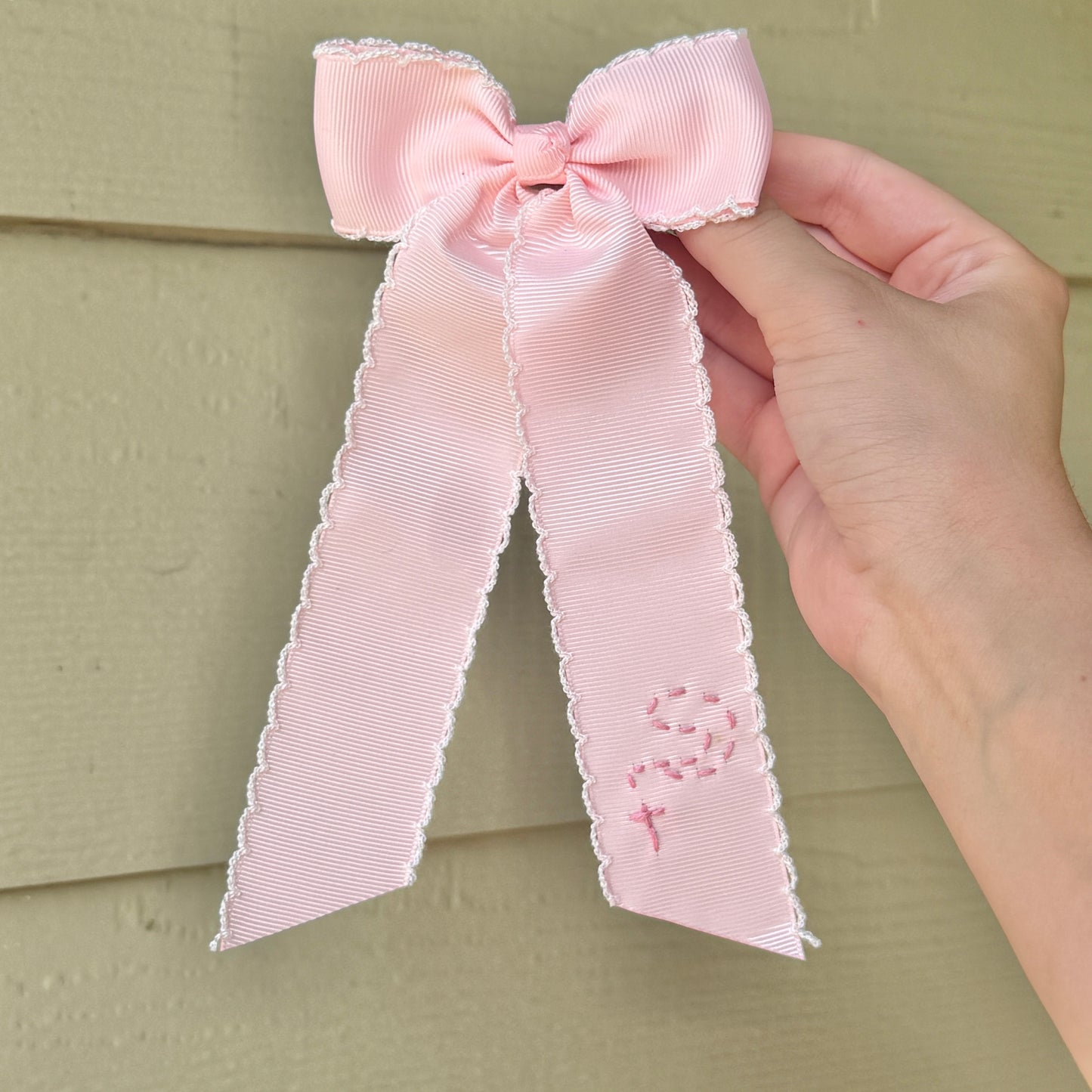 Rosary Pink with White - Longtail
