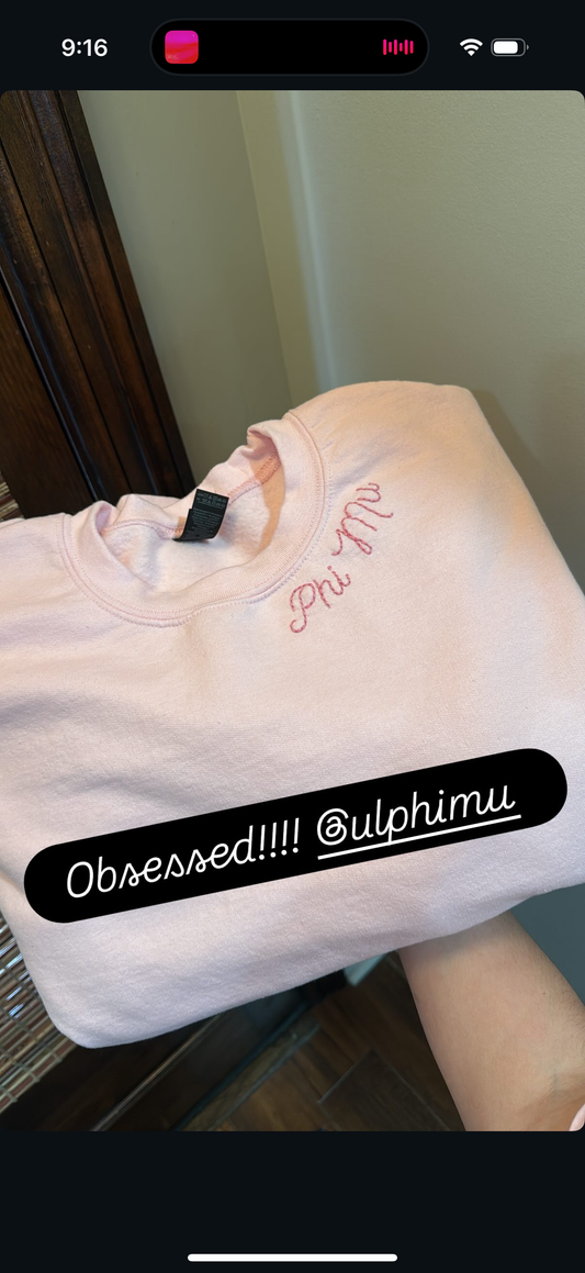Phi Mu Pullover