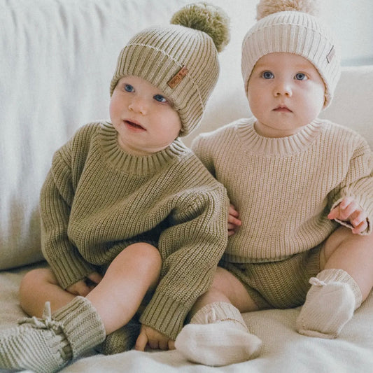 Olive Knit Sweater - Custom