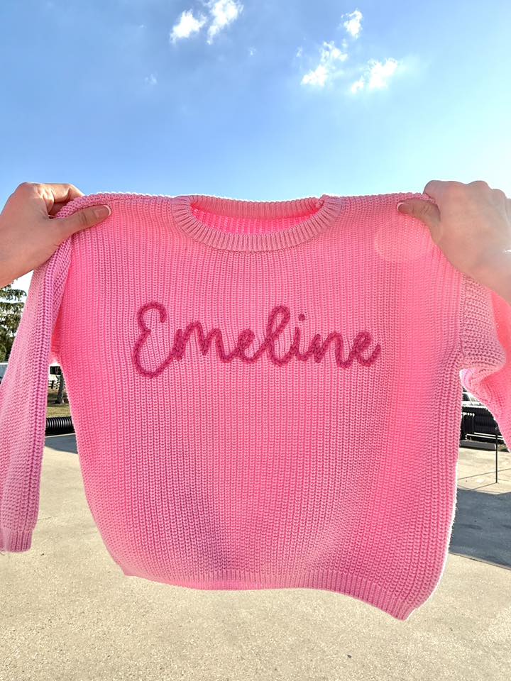 Hot Pink Sweater - Custom